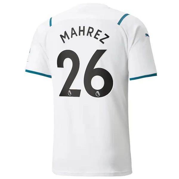 Camisola Manchester City Riyad Mahrez 26 2º Equipamento 2021 2022