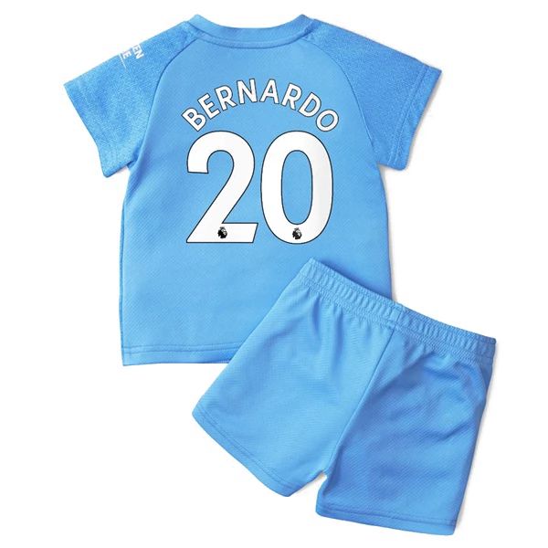 Camisola Manchester City Bernardo Silva 20 Criança 1º Equipamento 2021-22