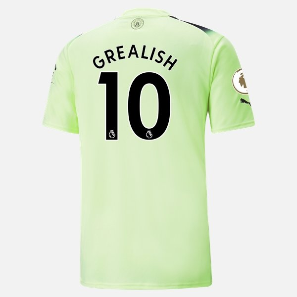 Camisola Manchester City Jack Grealish 10 3º Equipamento 2022 2023