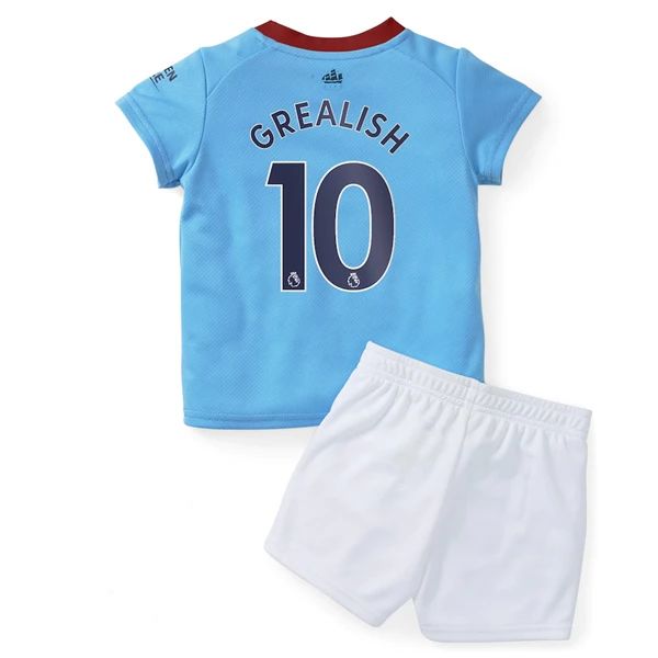 Camisola Manchester City Jack Grealish 10 Criança 1º Equipamento 2022-23