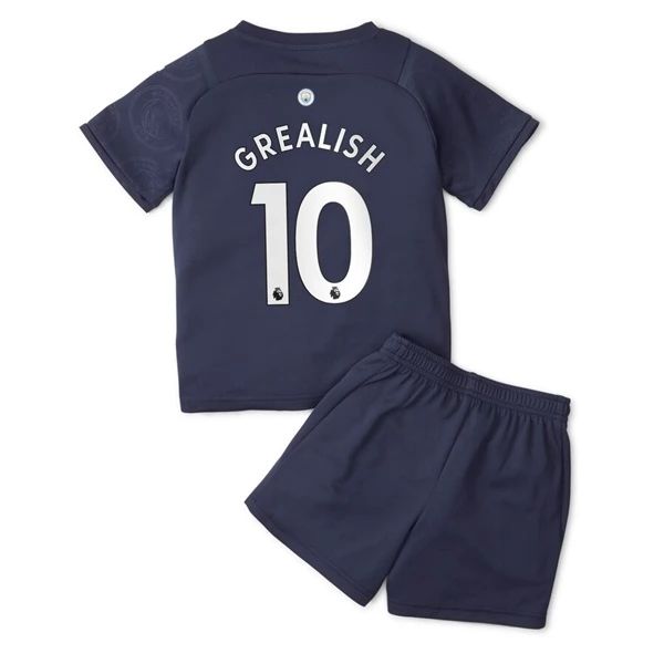 Camisola Manchester City Jack Grealish 10 Criança 3º Equipamento 2021-22