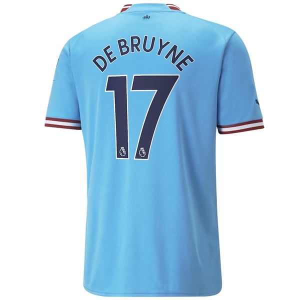 Camisola Manchester City Kevin De Bruyne 17 1º Equipamento 2022-23