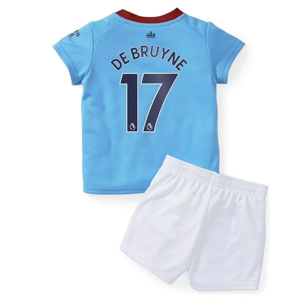 Camisola Manchester City Kevin De Bruyne 17 Criança 1º Equipamento 2022-23