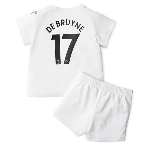 Camisola Manchester City Kevin De Bruyne 17 Criança 2º Equipamento 2021-22
