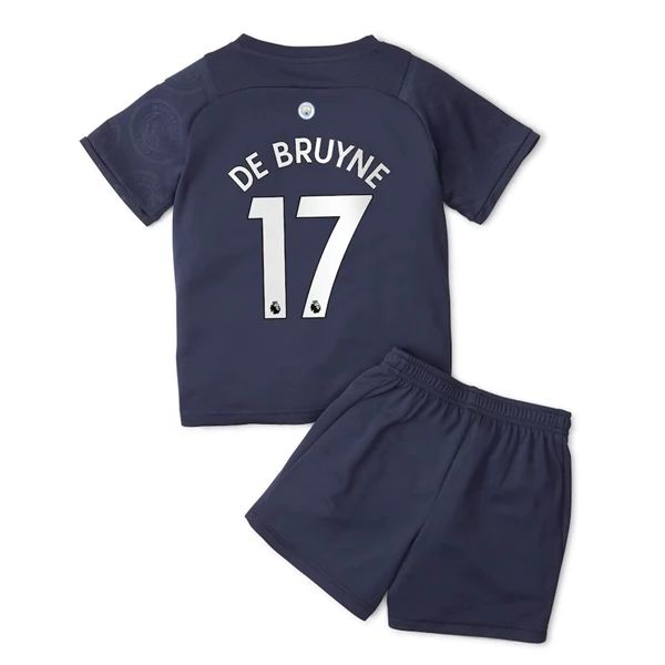 Camisola Manchester City Kevin De Bruyne 17 Criança 3º Equipamento 2021-22