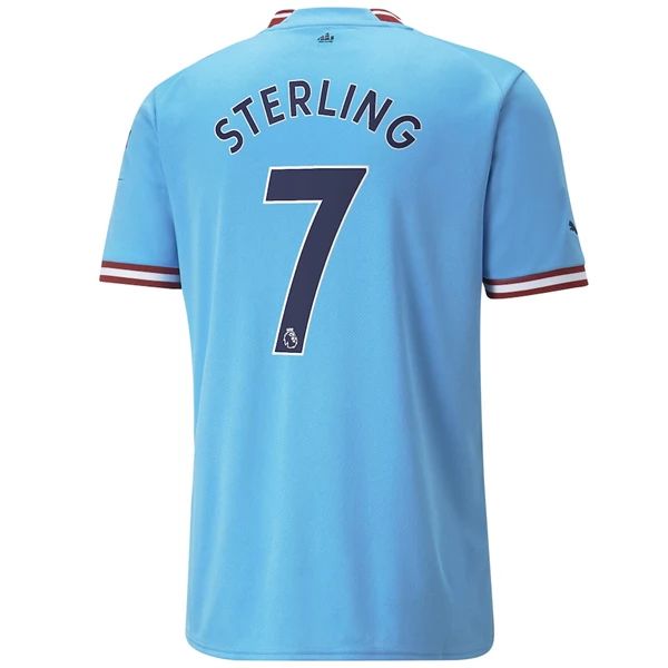Camisola Manchester City Raheem Sterling 7 1º Equipamento 2022-23