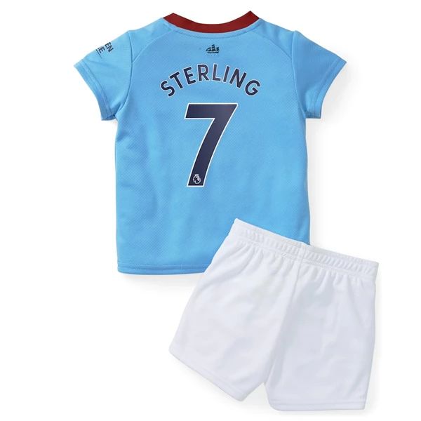 Camisola Manchester City Raheem Sterling 7 Criança 1º Equipamento 2022-23