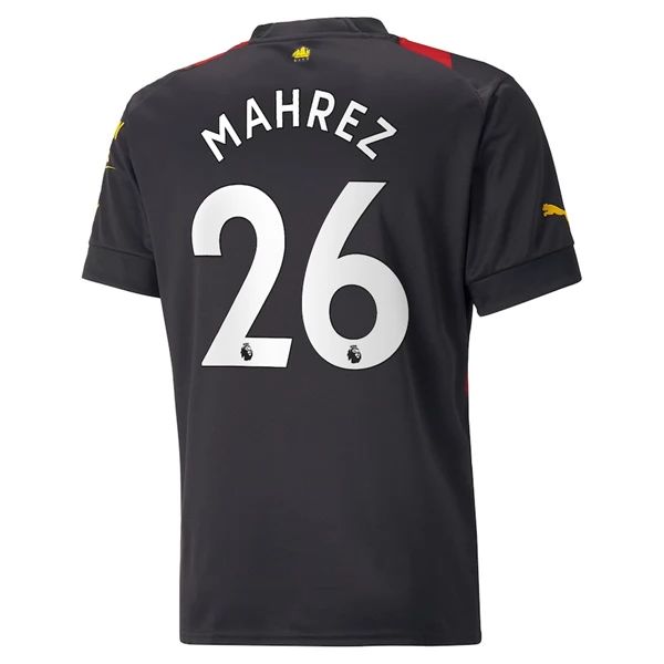 Camisola Manchester City Riyad Mahrez 26 2º Equipamento 2022-23