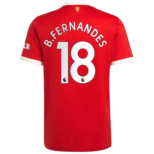 Camisola Manchester United B.Fernandes 18 1º Equipamento 2021 2022