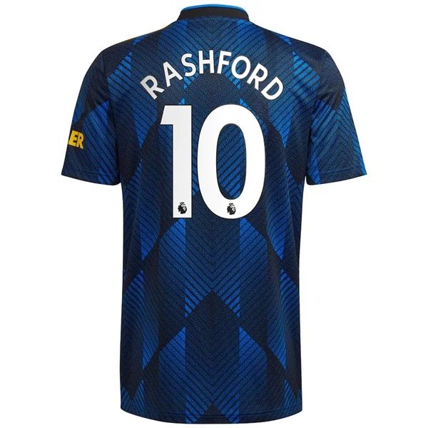 Camisola Manchester United Marcus Rashford 10 3º Equipamento 2021 2022