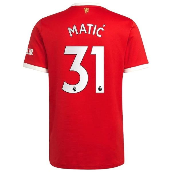 Camisola Manchester United Nemanja Matić 31 1º Equipamento 2021 2022