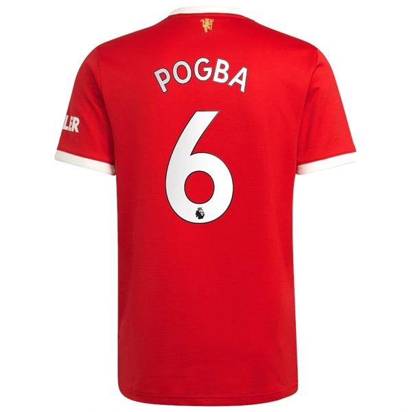 Camisola Manchester United Paul Pogba 6 1º Equipamento 2021 2022