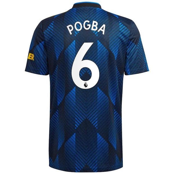 Camisola Manchester United Paul Pogba 6 3º Equipamento 2021 202