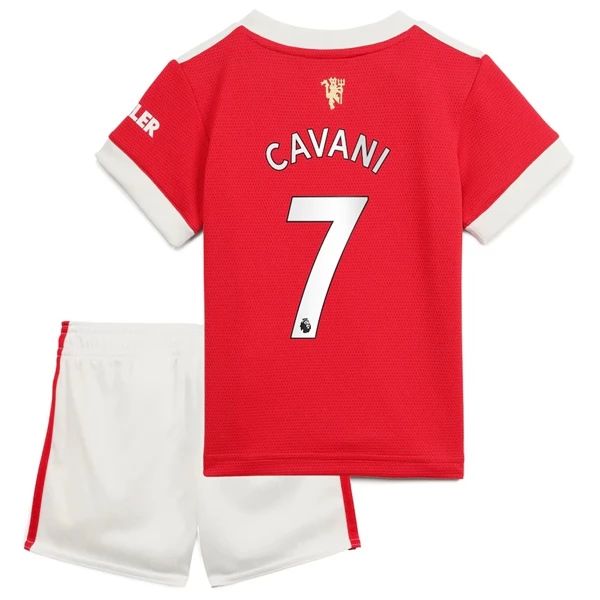 Camisola Manchester United Edinson Cavani 7 Criança 1º Equipamento 2021-22