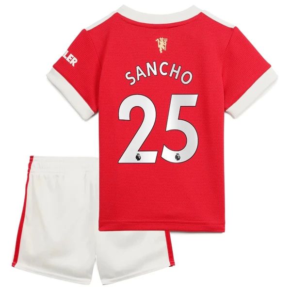 Camisola Manchester United Jadon Sancho 25 Criança 1º Equipamento 2021-22