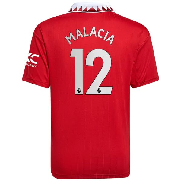 Camisola Manchester United Malacia 12 1º Equipamento 2022 2023