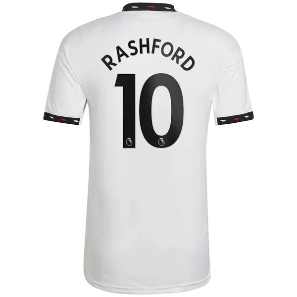 Camisola Manchester United Marcus Rashford 10 2º Equipamento 2022 2023