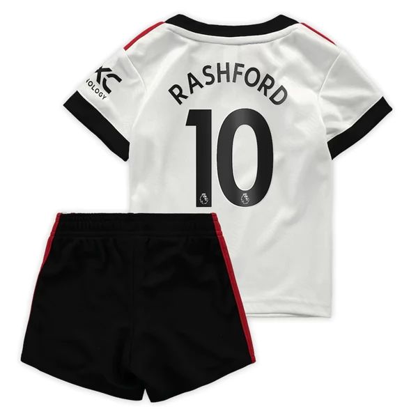Camisola Manchester United Marcus Rashford 10 Criança 2º Equipamento 2021-22