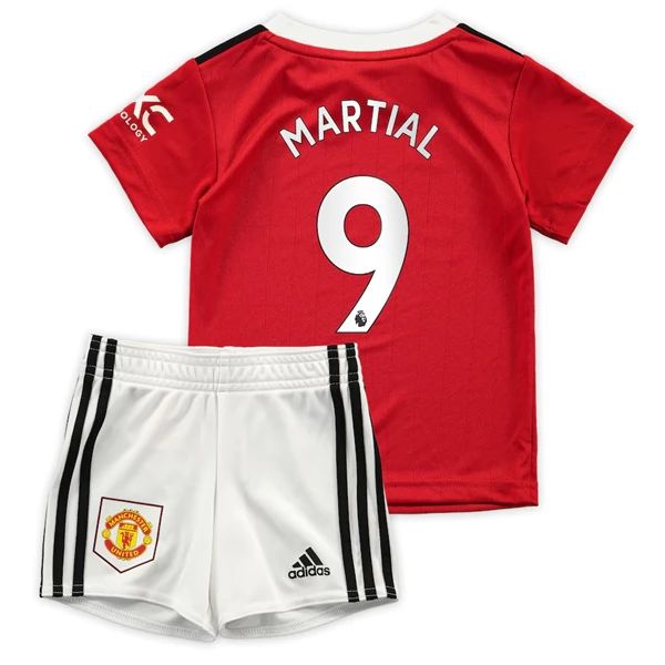 Camisola Manchester United Martial 9 Criança 1º Equipamento 2022-23