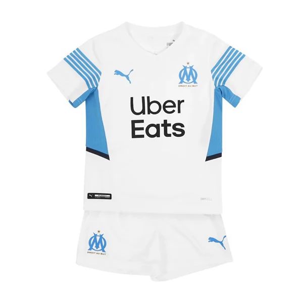 Camisola Olympique de Marseille Criança 1º Equipamento 2021-22