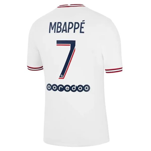 Camisola Paris Saint Germain PSG Fourth Kylian Mbappé 7 1º Equipamento 2021 2022