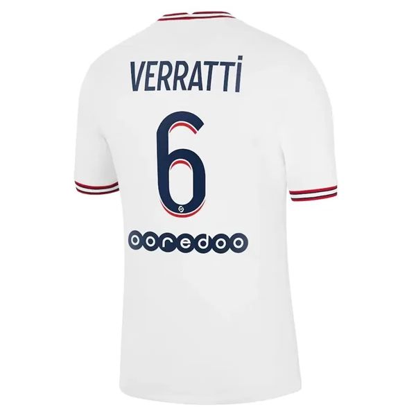 Camisola Paris Saint Germain PSG Fourth Marco Verratti 6 1º Equipamento 2021 2022