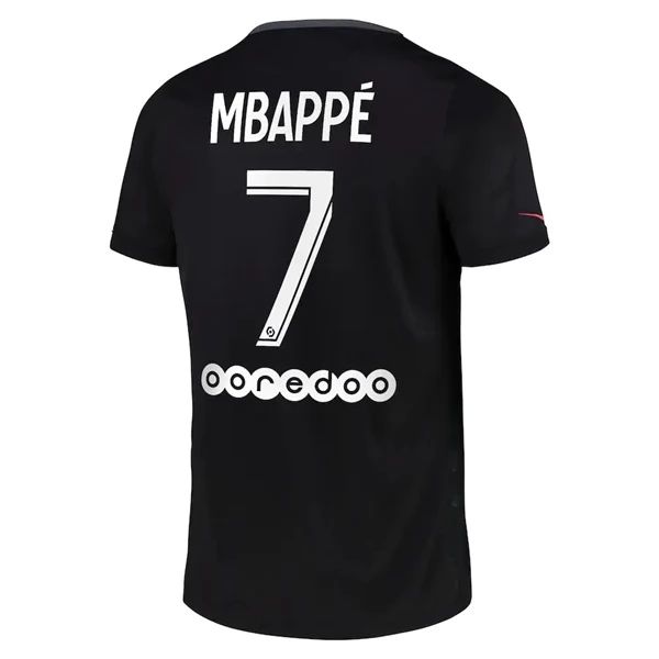 Camisola Paris Saint Germain PSG Kylian Mbappé 7 3º Equipamento 2021 2022