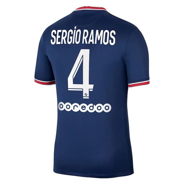 Camisola Paris Saint Germain PSG Sergio Ramos 4 1º Equipamento 2021 2022