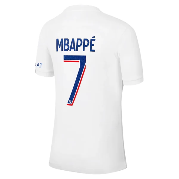 Camisola Paris Saint Germain PSG Kylian Mbappé 7 3º Equipamento 2022 2023