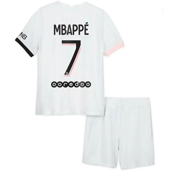 Camisola Paris Saint Germain PSG Kylian Mbappé 7 Criança 2º Equipamento 2021-22