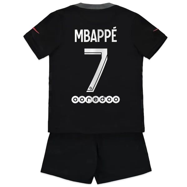 Camisola Paris Saint Germain PSG Kylian Mbappé 7 Criança 3º Equipamento 2021-22