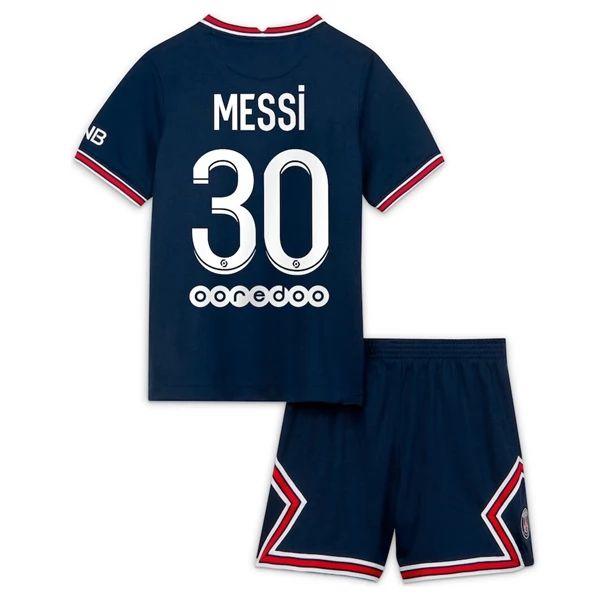 Camisola Paris Saint Germain PSG Lionel Messi 30 Criança 1º Equipamento 2021-22