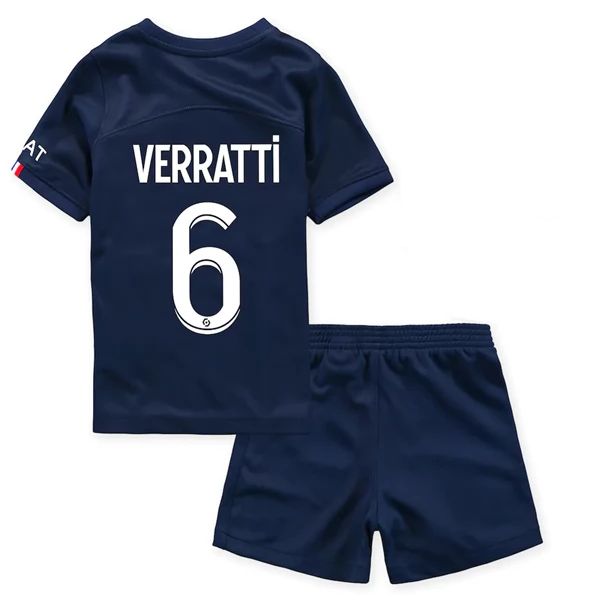 Camisola Paris Saint Germain PSG Marco Verratti 6 Criança 1º Equipamento 2022-23