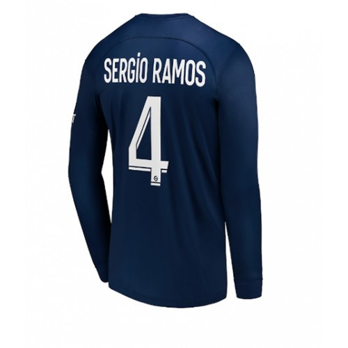 Camisola Paris Saint Germain PSG Sergio Ramos 4 1º Equipamento 2022-23 – Manga Comprida