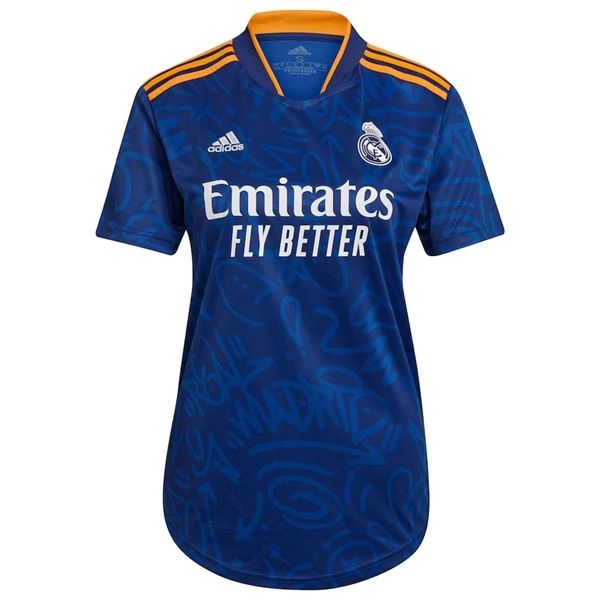Camisola Real Madrid Mulher 2º Equipamento 2021-22
