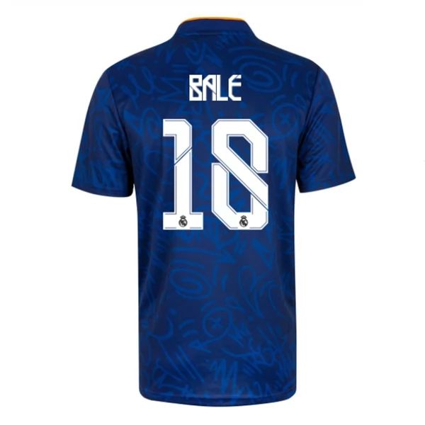 Camisola Real Madrid Gareth Bale 18 2º Equipamento 2021 2022