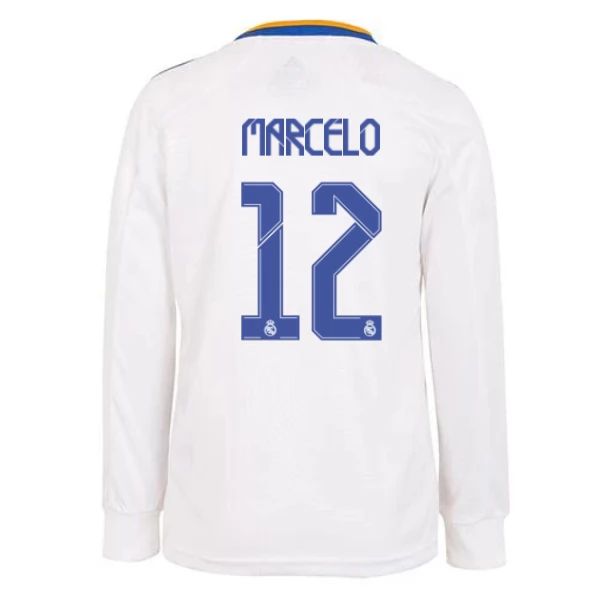 Camisola Real Madrid Marcelo 12 1º Equipamento 2021 2022 – Manga Comprida
