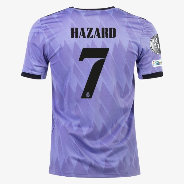 Camisola Real Madrid Eden Hazard 7 2º Equipamento 2022 2023