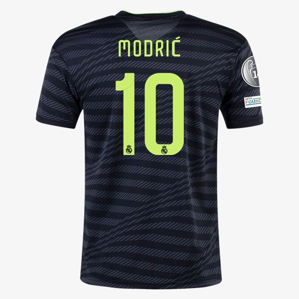 Camisola Real Madrid Luka Modrić 10 3º Equipamento 2022 2023