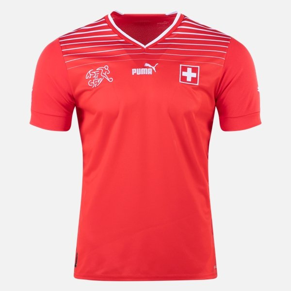 Camisola Suíça 1º Equipamento Mundial 2022