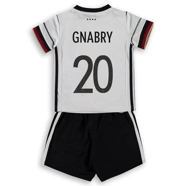 Camisola Alemanha Serge Gnabry 20 Criança 1º Equipamento 2021