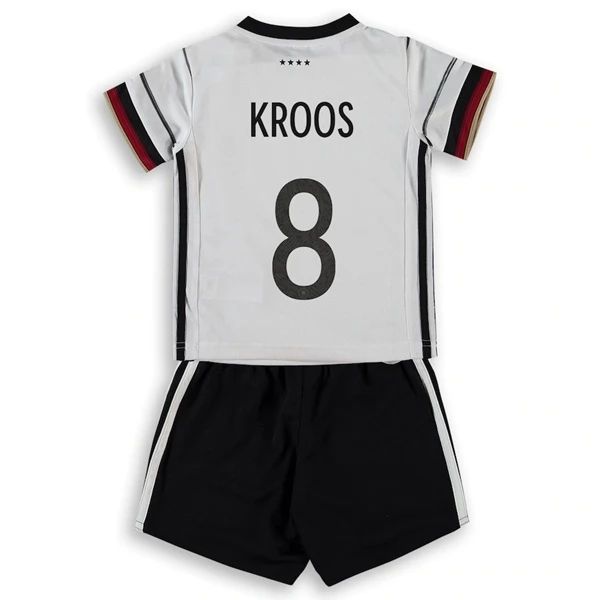Camisola Alemanha Toni Kroos 8 Criança 1º Equipamento 2021