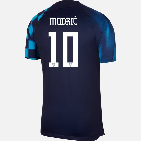 Camisola Croácia Luka Modrić 10 2º Equipamento 2022