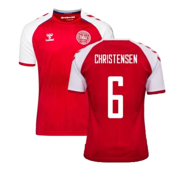 Camisola Dinamarca Christensen 6 1º Equipamento 2021