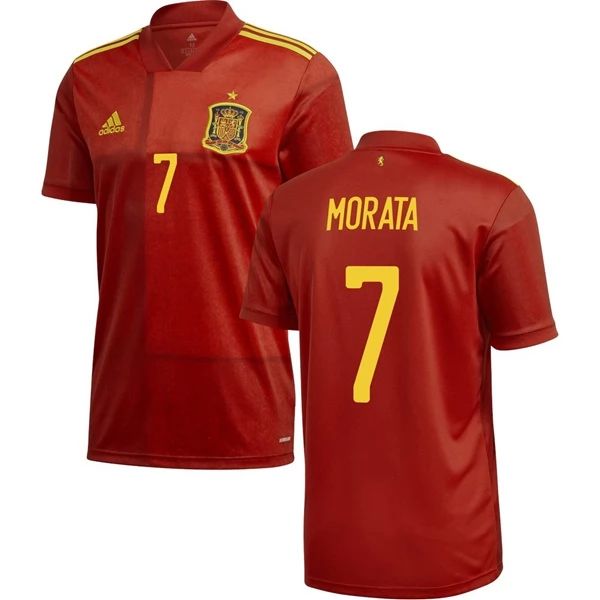 Camisola Espanha Álvaro Morata 7 1º Equipamento 2021