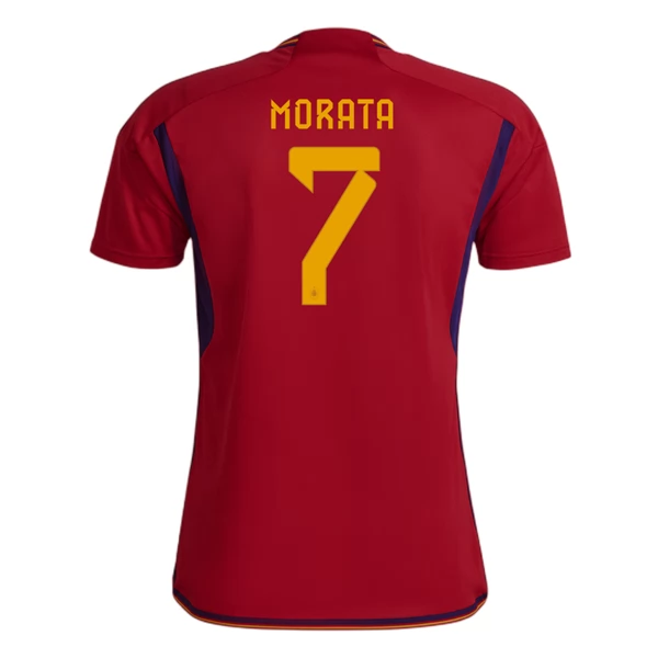 Camisola Espanha Álvaro Morata 7 1º Equipamento 2022