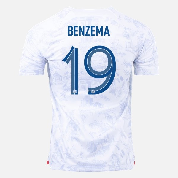 Camisola França Benzema 19 2º Equipamento 2022