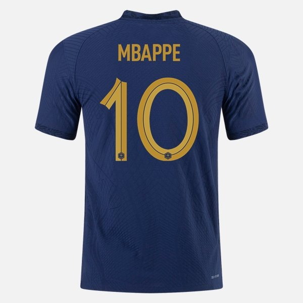 Camisola França Kylian Mbappé 10 1º Equipamento 2022