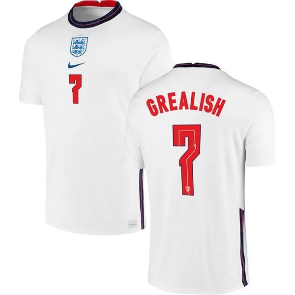 Camisola Inglaterra Jack Grealish 7 1º Equipamento 2021