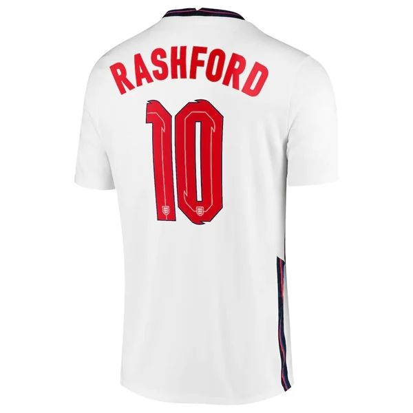 Camisola Inglaterra Marcus Rashford 10 1º Equipamento 2021